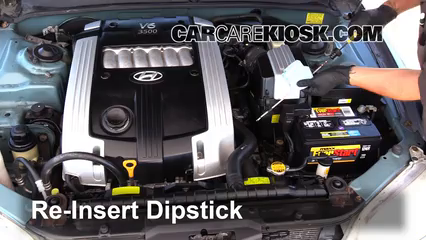Transmission Fluid Level Check Hyundai XG350 (2001-2005) - 2004 Hyundai ...